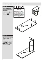 Предварительный просмотр 10 страницы JD Williams Corner Desk 021 9438 Series Assembly Instructions Manual