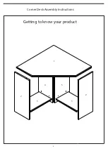 Предварительный просмотр 4 страницы JD Williams Corner Desk Assembly Instructions Manual