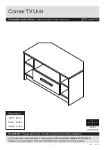 Предварительный просмотр 1 страницы JD Williams Corner TV Unit Assembly Manual