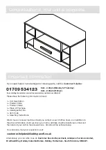 Предварительный просмотр 16 страницы JD Williams Corner TV Unit Assembly Manual