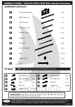 Предварительный просмотр 2 страницы JD Williams GABRIELLA HM304 Assembly Instructions Manual