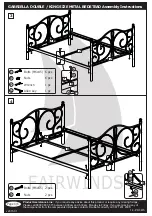 Предварительный просмотр 4 страницы JD Williams GABRIELLA HM304 Assembly Instructions Manual