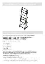 Предварительный просмотр 10 страницы JD Williams Norton GL941 Assembly Instructions Manual