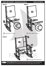 Preview for 3 page of JD Williams ODELL ROCK CHAIR EQ523 Assembly Instructions Manual