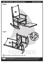 Preview for 4 page of JD Williams ODELL ROCK CHAIR EQ523 Assembly Instructions Manual