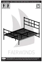 JD Williams OHIO DOUBLE METAL BEDSTEAD Assembly Instructions предпросмотр