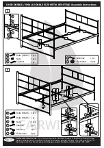 Предварительный просмотр 4 страницы JD Williams OHIO DOUBLE METAL BEDSTEAD Assembly Instructions