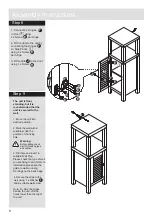 Preview for 9 page of JD Williams Oliver Storage Unit Assembly Instructions Manual