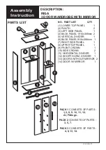 Предварительный просмотр 2 страницы JD Williams RIGA SG801 Assembly Instruction Manual