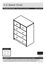 JD Williams Taylor 3+2 Drawer Chest Assembly Instructions Manual предпросмотр