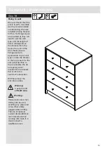 Предварительный просмотр 15 страницы JD Williams Taylor 3+2 Drawer Chest Assembly Instructions Manual