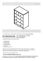 Предварительный просмотр 16 страницы JD Williams Taylor 3+2 Drawer Chest Assembly Instructions Manual