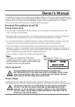 Preview for 8 page of JD All-Power G10000EGL Owner'S Manual