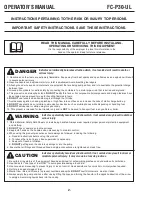 Предварительный просмотр 2 страницы JD FC-P30-UL Operator'S Manual