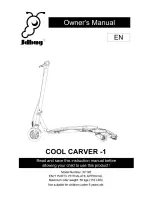 Preview for 1 page of JDbug Cool Carver-1 XF126 Owner'S Manual