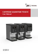 JDE PROFESSIONAL CAFITESSE QUANTUM TOUCH User Manual предпросмотр