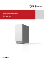 JDE PROFESSIONAL Milk Master Pro User Manual preview