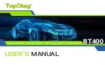 JDiag TopDiag BT400 User Manual preview