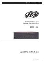 JDM A 4320 Operating Instructions Manual предпросмотр