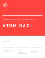 Предварительный просмотр 1 страницы JDS Labs Atom DAC+ Operating Instructions Manual