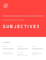 JDS Labs SUBJECTIVE3 Operating Instructions preview