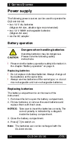 Preview for 19 page of JDS Uniphase 2303/01 Operating Manual