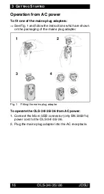 Preview for 21 page of JDS Uniphase 2303/01 Operating Manual