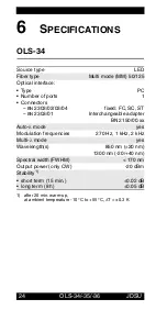 Preview for 29 page of JDS Uniphase 2303/01 Operating Manual