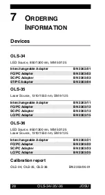 Preview for 33 page of JDS Uniphase 2303/01 Operating Manual