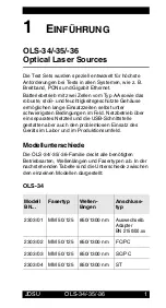 Preview for 42 page of JDS Uniphase 2303/01 Operating Manual