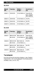 Preview for 43 page of JDS Uniphase 2303/01 Operating Manual