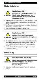 Preview for 49 page of JDS Uniphase 2303/01 Operating Manual