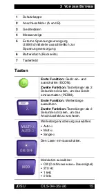 Preview for 56 page of JDS Uniphase 2303/01 Operating Manual