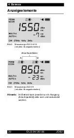 Preview for 61 page of JDS Uniphase 2303/01 Operating Manual