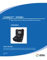 Предварительный просмотр 1 страницы JDS Uniphase CleanBlast FCL-P1005 User Manual