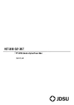 Preview for 3 page of JDS Uniphase HST-3000 OLP-3057 User Manual