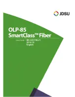 JDS Uniphase OLP-85 User Manual предпросмотр