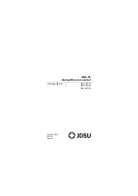 JDS Uniphase ORL-55 Series Operating Manual preview