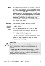 Preview for 4 page of JDS Uniphase PathTrak HCU200 Install & User'S Manual