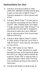 Preview for 7 page of JDS Uniphase Talk-N-Trace TM-110 User Manual