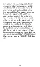 Preview for 16 page of JDS Uniphase Talk-N-Trace TM-110 User Manual