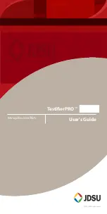 JDS Uniphase TestifierPRO User Manual preview