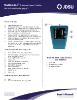 Preview for 2 page of JDS Uniphase Validator Quick Start Manual