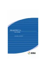 JDS Uniphase ValidatorPRO User Manual предпросмотр