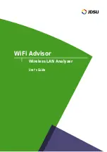 JDS Uniphase WiFi Advisor User Manual предпросмотр