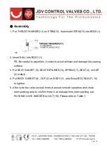 Preview for 15 page of JDV JBSM Installation, Operation And Maintenance Manual