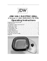 JDW UX379 Operating Instructions Manual предпросмотр