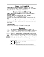 Предварительный просмотр 8 страницы JDW UX379 Operating Instructions Manual