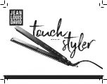 Jean Louis David TOUCH STYLER Manual preview
