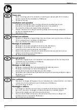 Preview for 2 page of JEAN MÜLLER BA-A033 Operating And Installation Manual